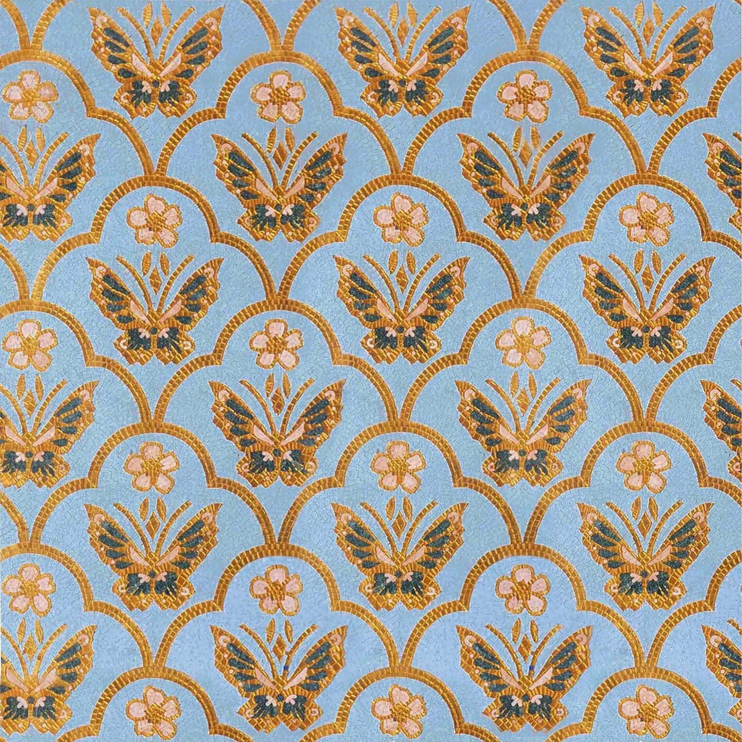 Dreamscape Butterfly Mosaic Reverie | Luxury Handcrafted Stone Art