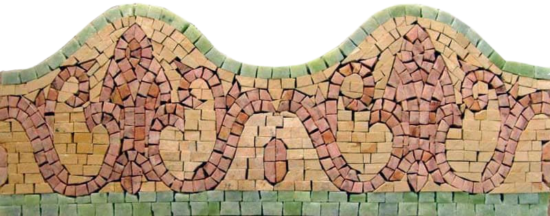 La diadema II - Borde de mosaico