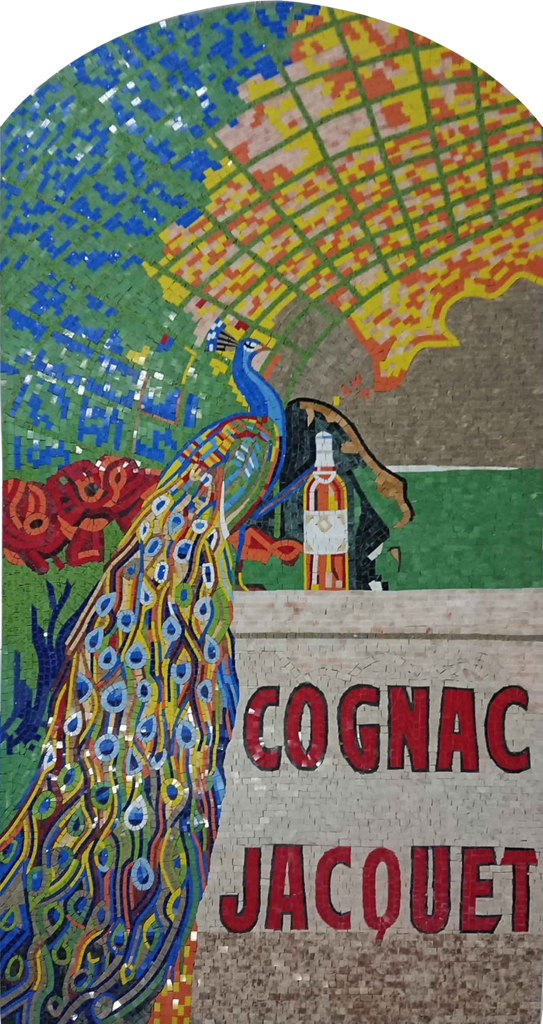 Peacock Mosaic - Cognac Jacquet