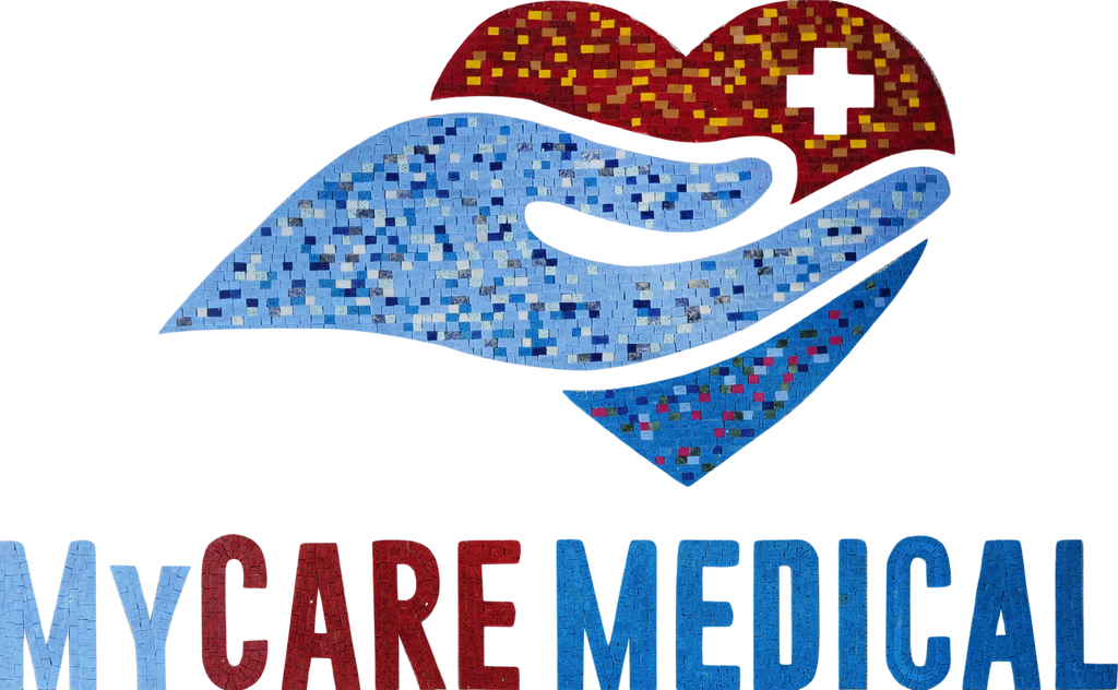 My Care Medical - logotipo em mosaico