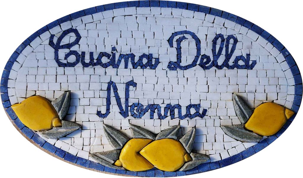 Placa para salpicaduras de mosaico - Cucina Della Nonna