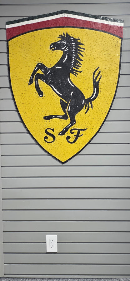 Mosaic Logo - SP Ferrari | Luxury Handcrafted Natural Stone Art