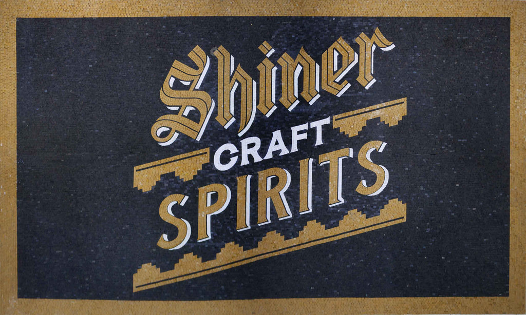 Shiner Craft Spirit - Дизайн логотипа мозаики