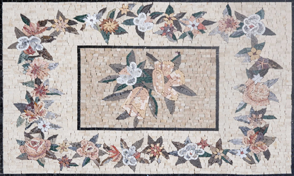 Flowerscape Panel - Naida Mosaic