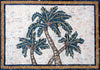 Diseños de mosaicos - Las palmeras