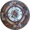 Médaillon Rose Antique - Rhode Mosaic