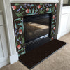 Floral Gaze - Modern Mosaic Fireplace