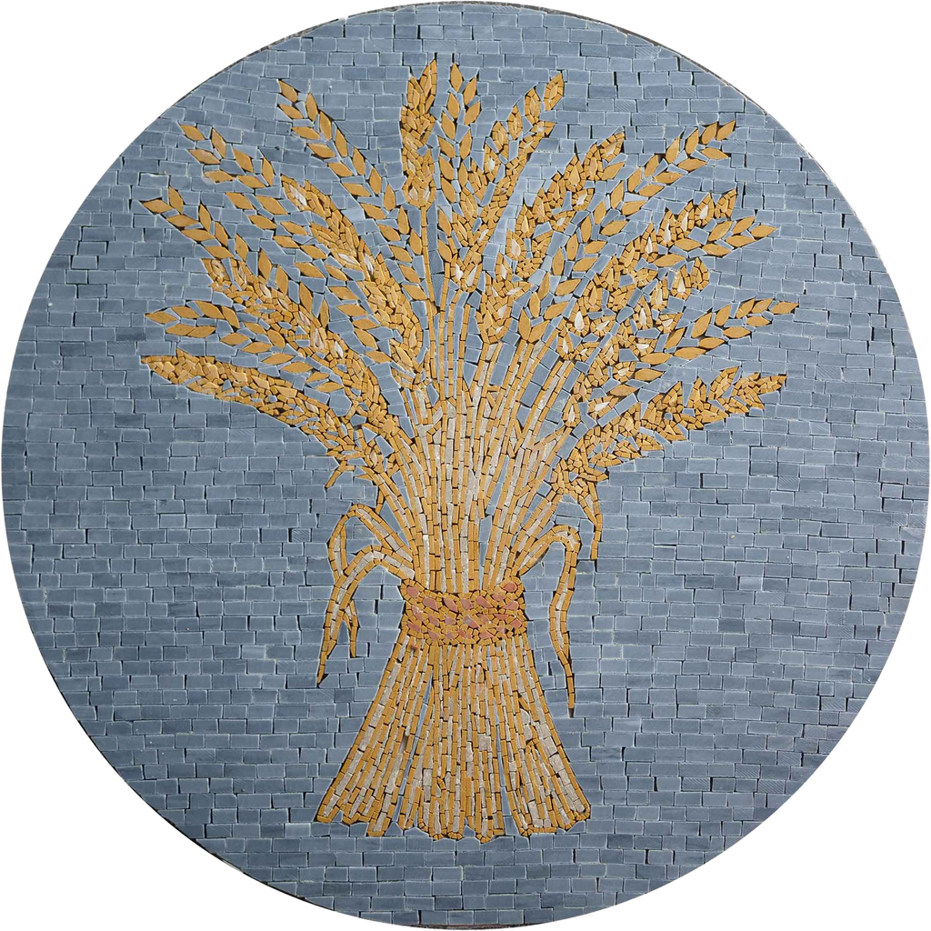 Пшеница - Мозаичный медальон