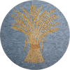 Trigo - Medalhão Mosaico