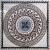 Mosaico floral greco-romano - Dela