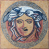 Quadrado em mosaico de mármore - Versace