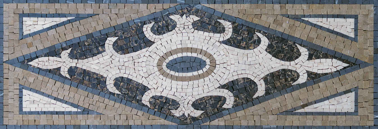 Decorative Mosaic Floor Tile - Brescia