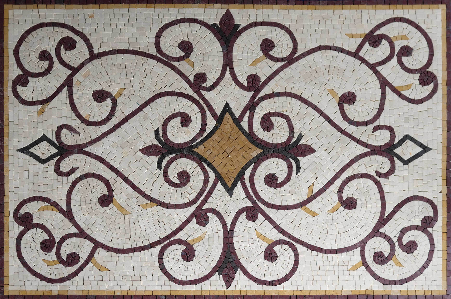 Varinad's Rectangular Rug Mosaic Tile Art