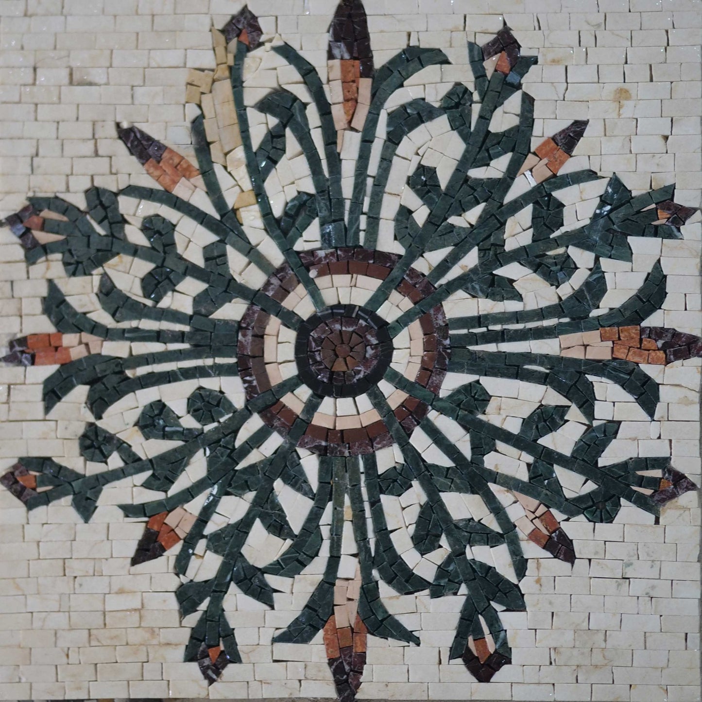 Floral Mosaic Art Panel - Camille