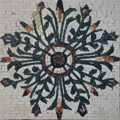 Floral Mosaic Art Panel - Camille
