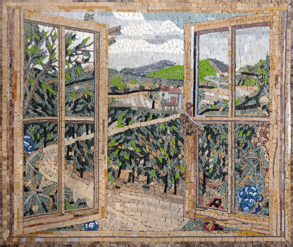 Mosaic Scenery - Window View