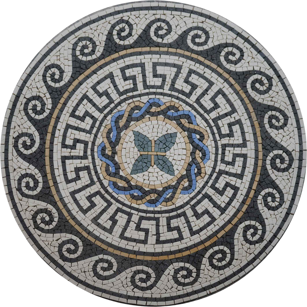 Mosaic Medallion - Greek Patterns