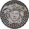 Medallón Mosaico - Antigua Versace Medusa