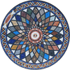 Medalhão Mosaico - Design Floral