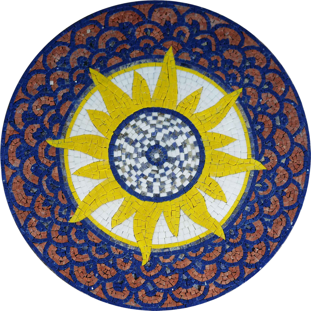 Arte del Mosaico - Sole Giallo