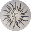 Celesse - Medaglione Mosaico Sole e Luna