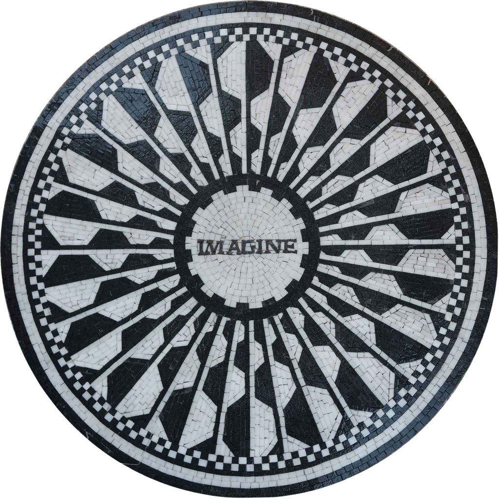 Medalhão Mosaico Moderno - Imagine II
