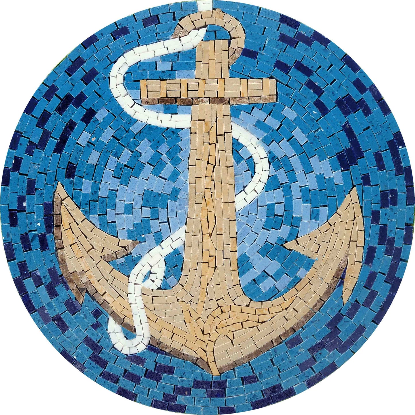 The Voyager's Anchor: Mosaic Medallion