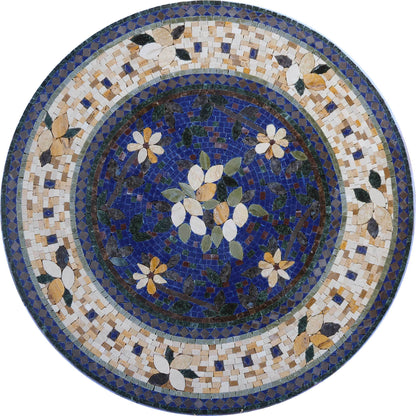 Jasmine Blues - Mosaic Medallion