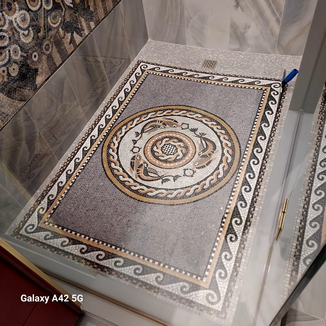 Nautical Patterns Mosaic | Luxury Handcrafted Natural Stone Art