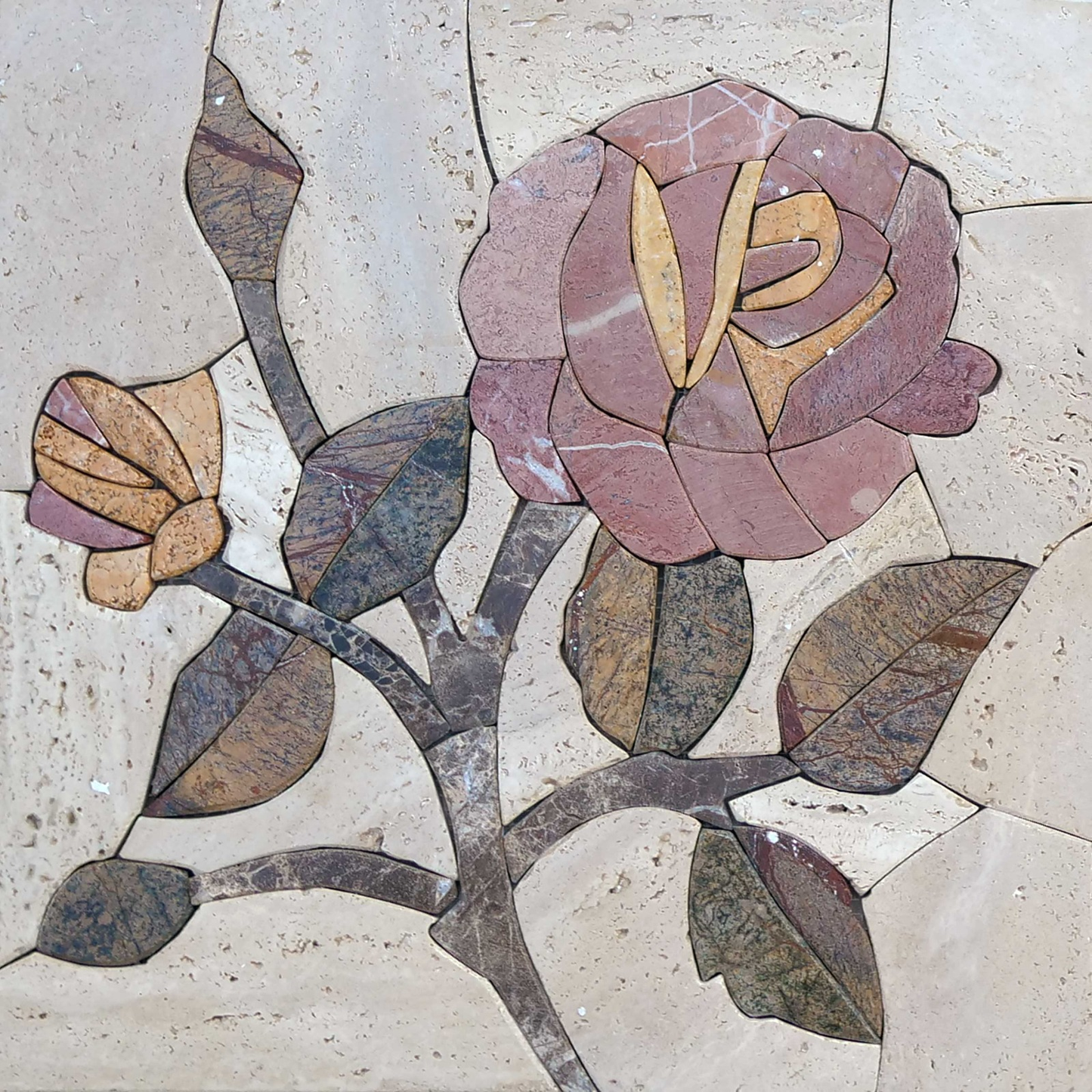Mosaic Art - Flora From The Twig