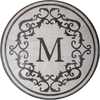 Monogramma a mosaico - M