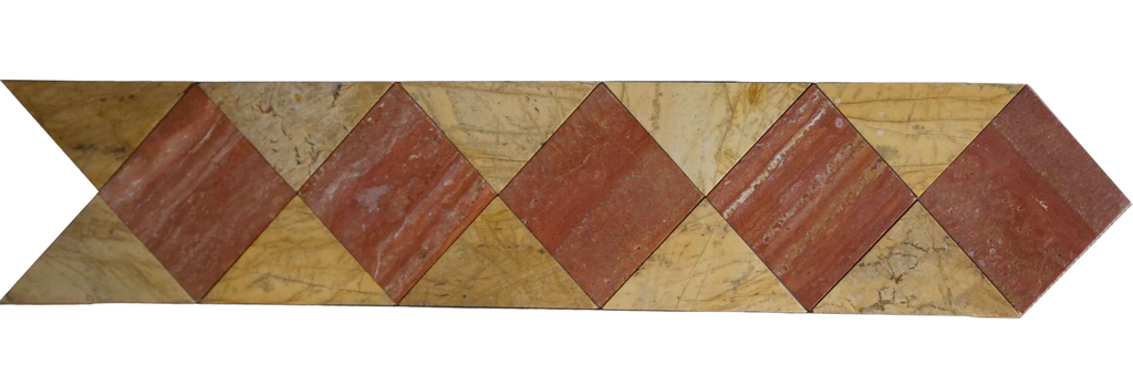 Arte de mosaico geométrico - Flecha estampada