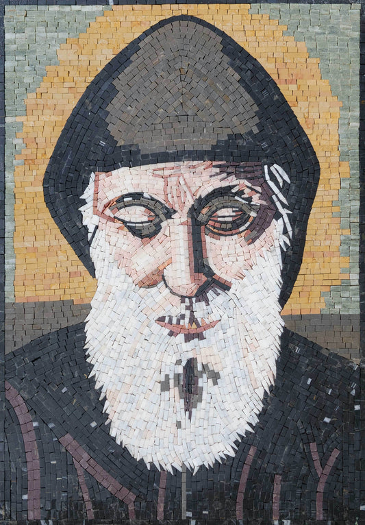 Saint Charbel Icon Mosaic