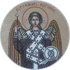 Mosaic Medallion - Archangel Michaee