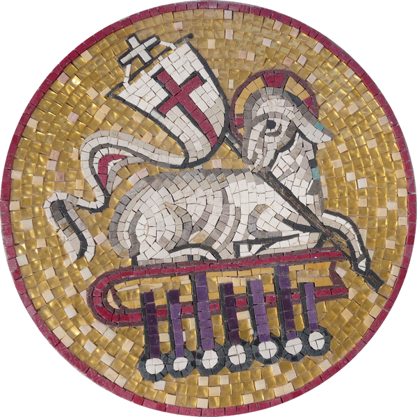 Lamb of God - Mosaic Art | Luxury Handcrafted Religious Mosaic