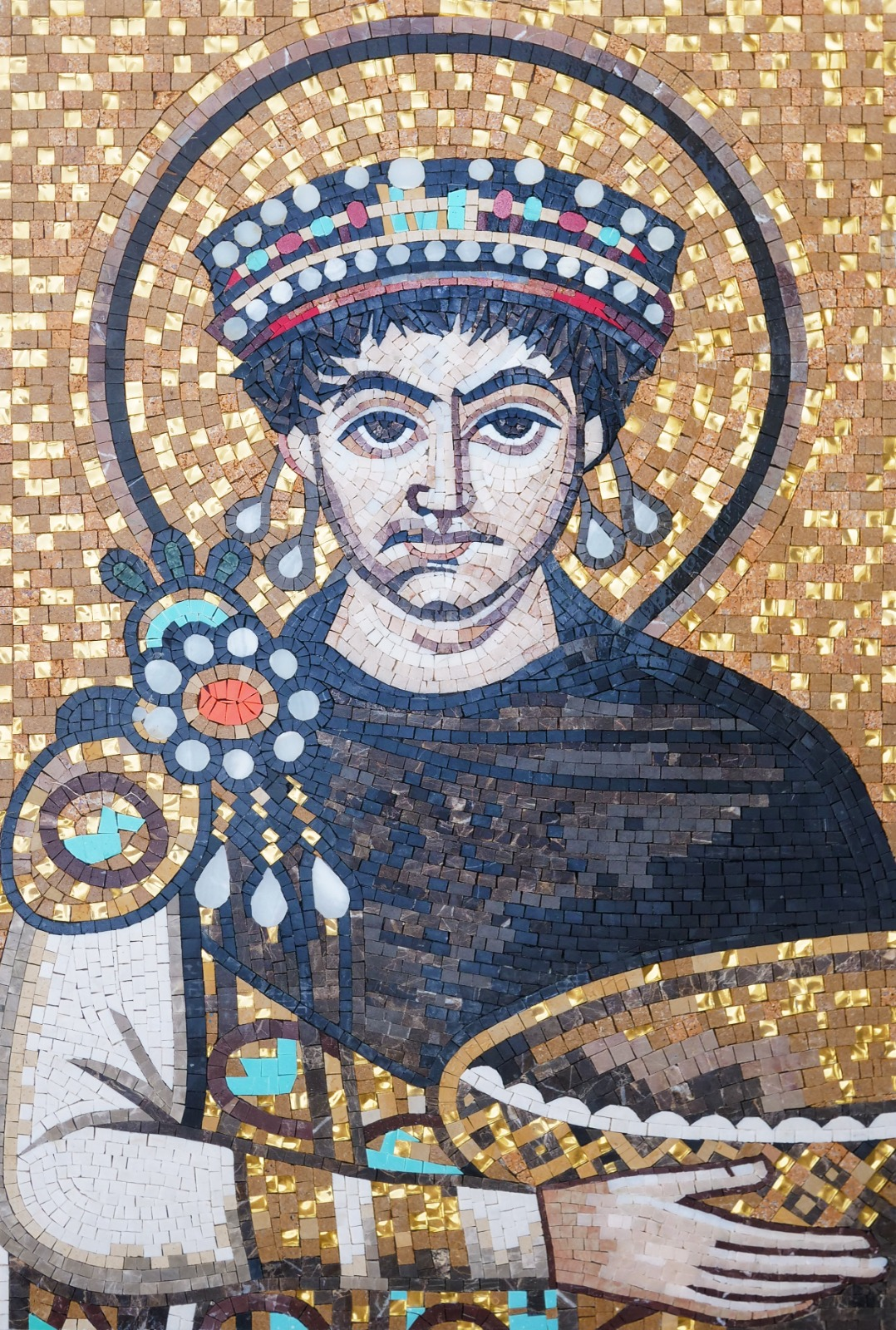 Justinian Mosaic Portrait - Byzantine Empire