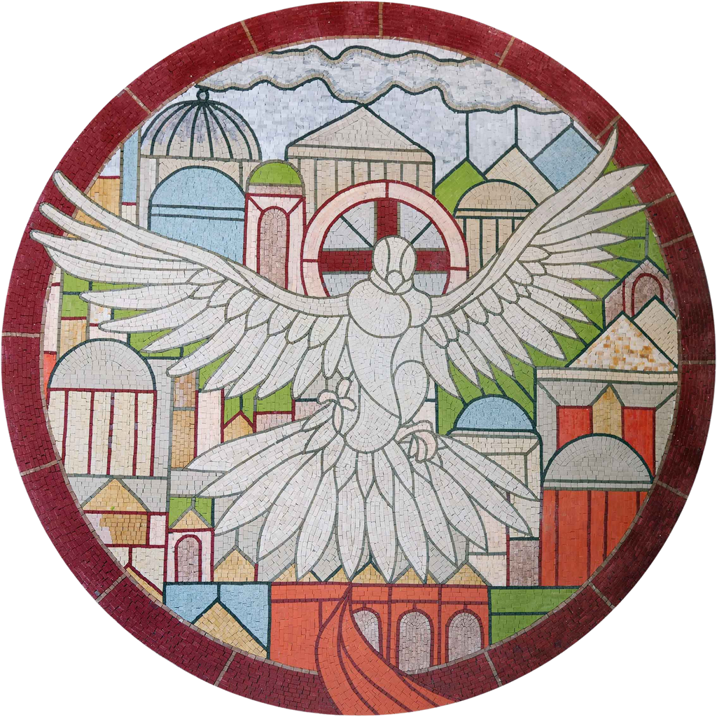 Spiritual Dove - Mosaic Art