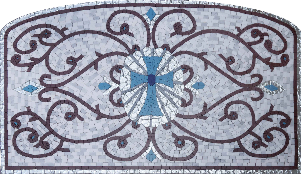 Cross Mosaic - Religious Art Mosaic