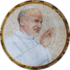Médaillon Mosaïque - Le Pape
