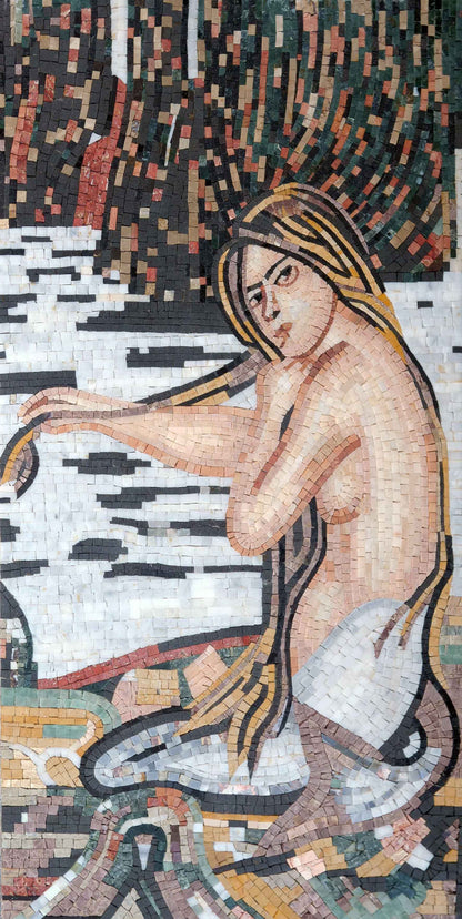 John William Waterhouse "The Mermaid" - Mosaic Reproduction