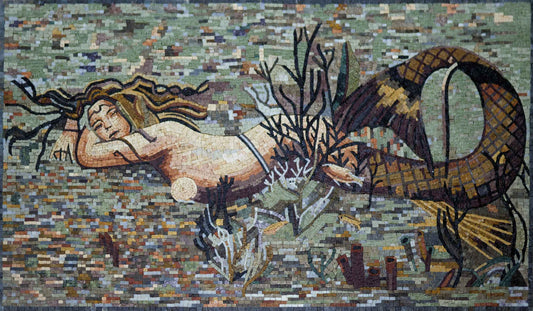 Charming Mermaid Mosaic