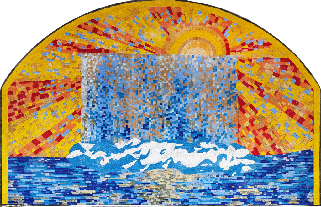 Sunrise Mosaic - Kitchen Backsplash