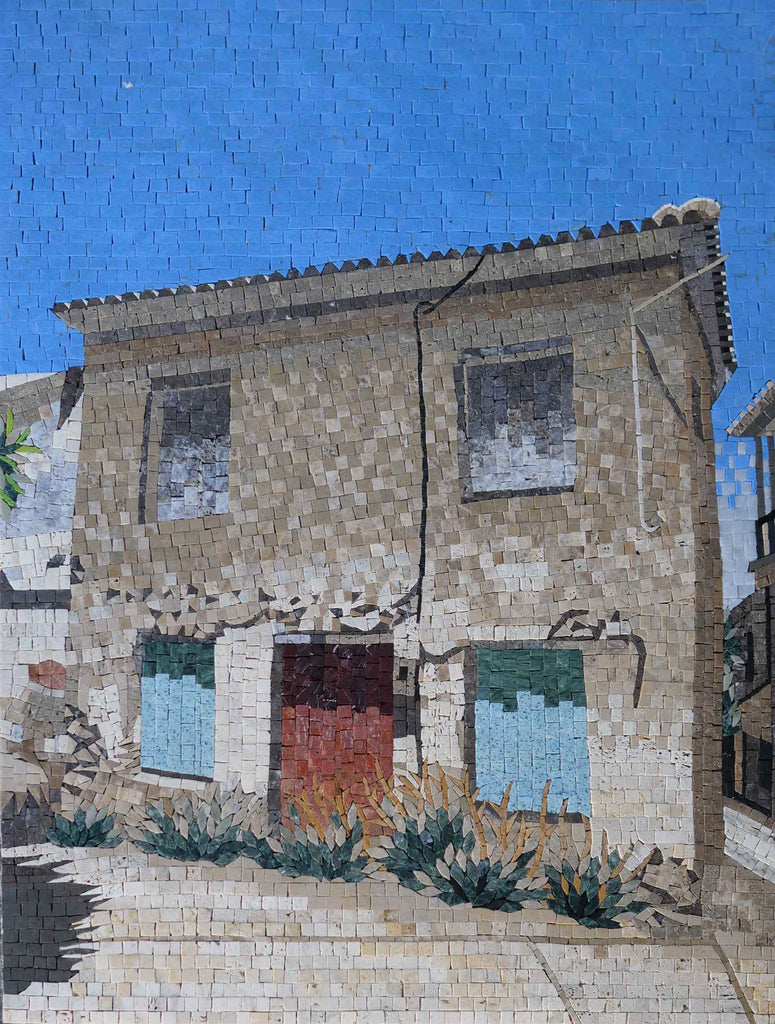 Casa abbandonata - Arte del mosaico