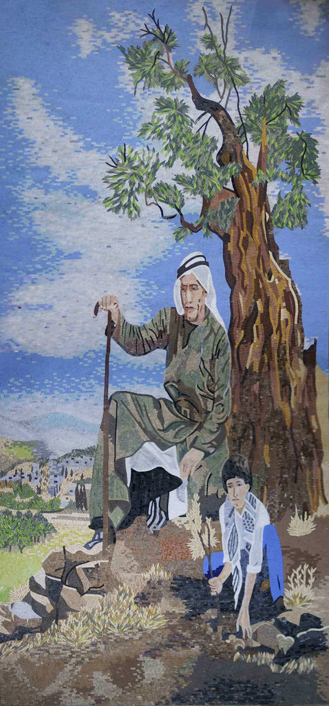 Historia del mosaico de la herencia palestina