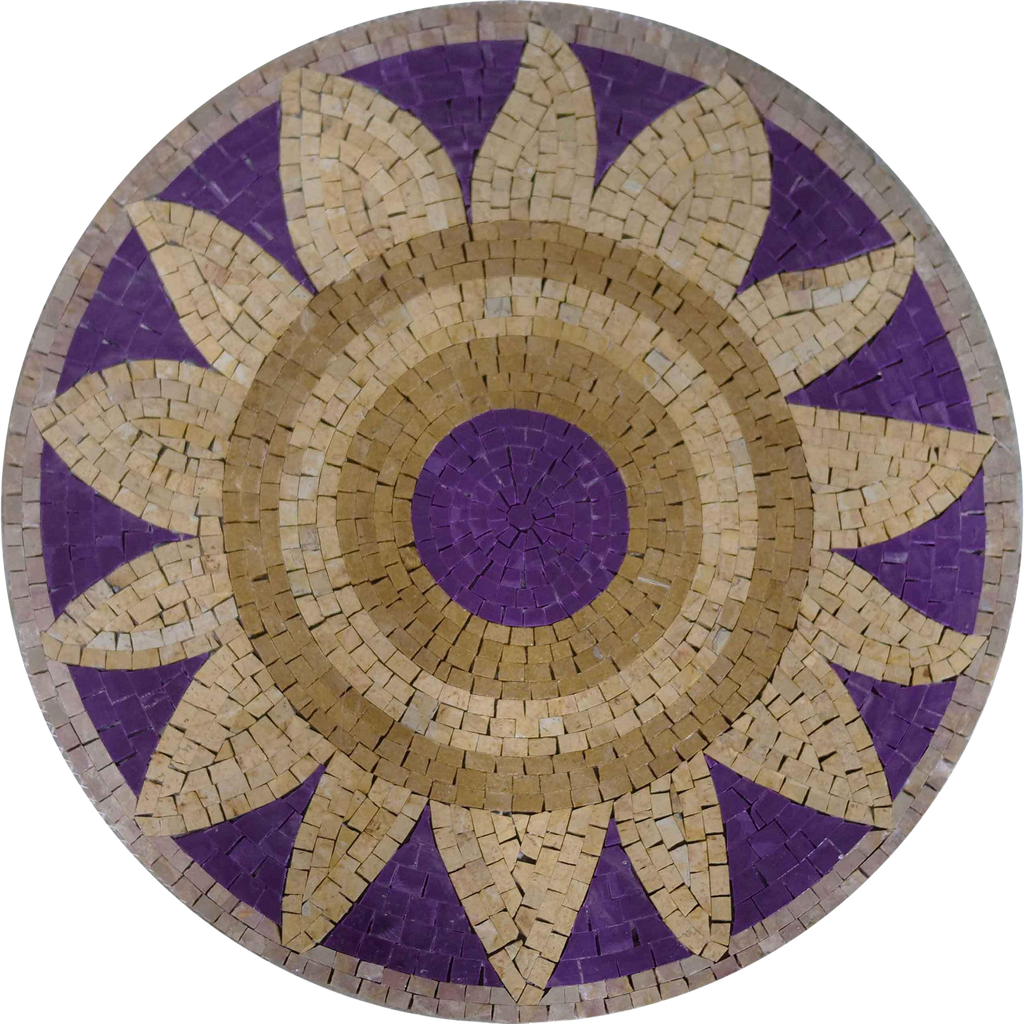Medallón Mosaico - Girasol Beige