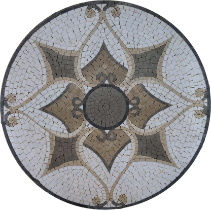 Mosaic Tile Art - Arabesque Medallion