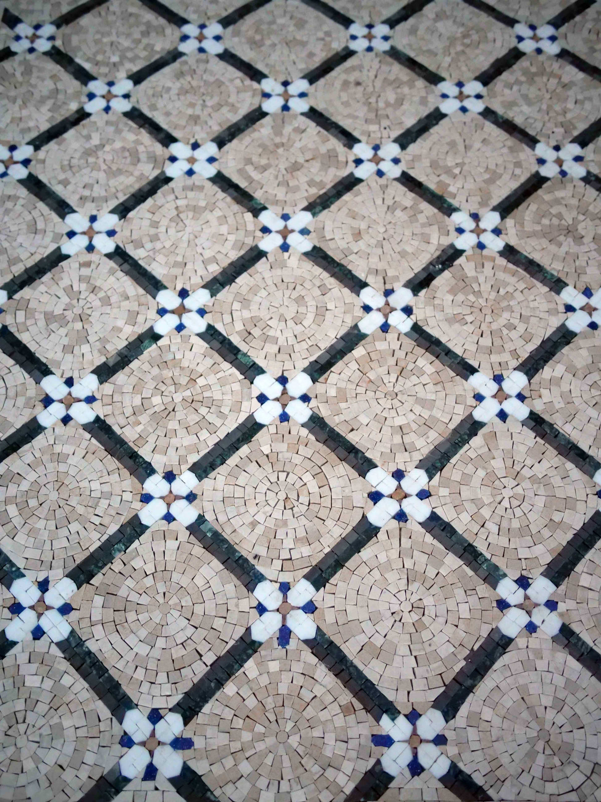 Tiled Patterned Rug Patterned Leaf Motif - Marble Backsplash Mosaic Tile Designs ...