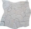 Natural Petal Plain Sheets- Petal Mosaic