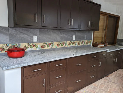 Mosaic Border - Red Grapes | Luxury Handcrafted Natural Stone