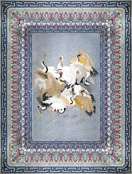 Vogel-Mosaik-Teppich - Moskau, Russland